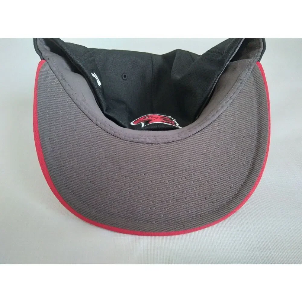 Richardson Red Black Dryve PTS 40 Marist Redhawk Embroidered Flex Fit Hat L XL